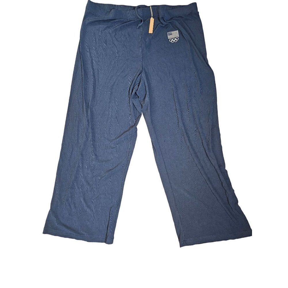 NEW WITH TAGS SKIMS Olympic Capsule Rib Sleep Pant SZ 4X IN NAVY SOLD OUT - Picture 2 of 7